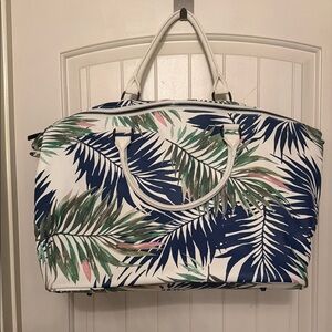 Deux Lux Large Tropical Leaf Travel Bag